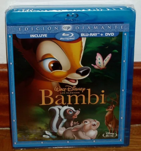 Bambi Edicion Diamante Blu Ray+Dvd Disney Nº 5 Precintado Nuevo Animacion R2