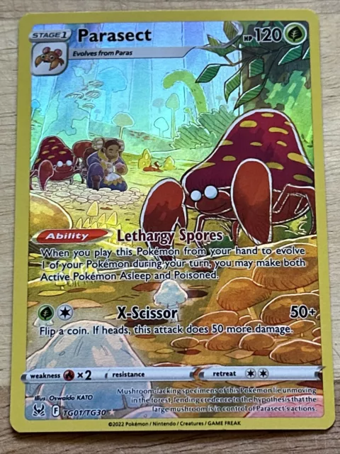 Parasect - TG01/TG30 - Secret Rare - Lost Origin - NM/M - Pokemon Card