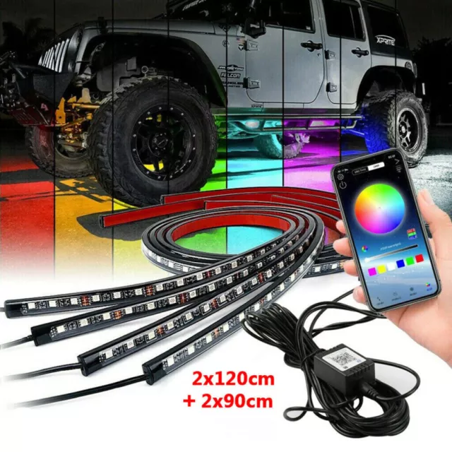 Illuminazione ambiente LED auto auto illuminazione interni barra luminosa app control DE