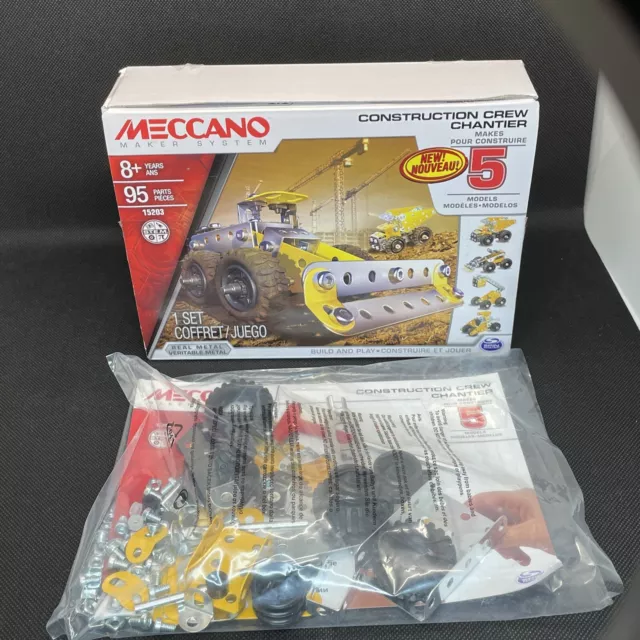 Meccano Maker System 15203 Crew Chantier  Parts Replacement