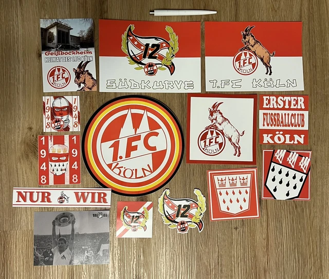 NEUE AUFKLEBER VOM 1. FC KÖLN - Ultras - (14) Sammlungsauflösung! EUR 3