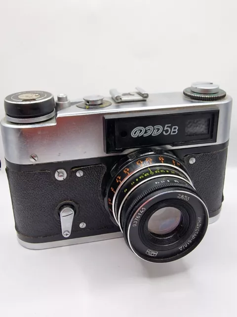 FED-5B 5 Russia USSR Fotocamera a Telemetro 35mm con ottica 55mm f.2,8