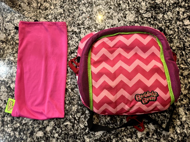 BubbleBum Inflatable Travel Car Booster Seat (Pink) with Carrying Case