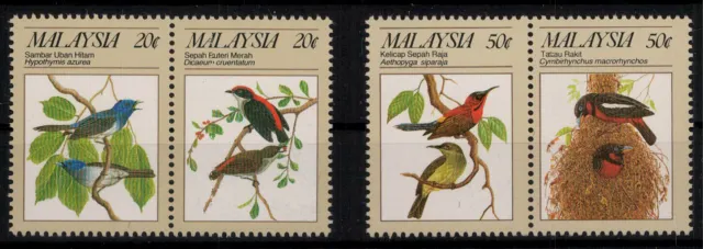 Malaysia; Vögel 1988 kpl. **  (14,-)
