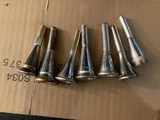 Junk French horn mouthpieces