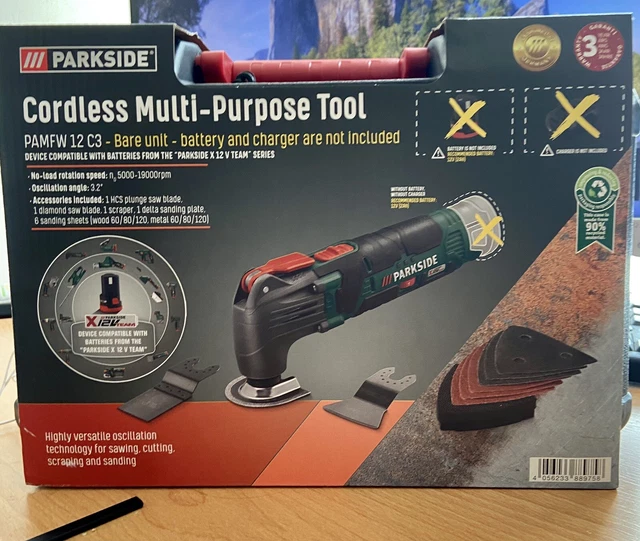 PARKSIDE CORDLESS MULTI PURPOSE Tool Brand New Unopened 37.99 PicClick UK