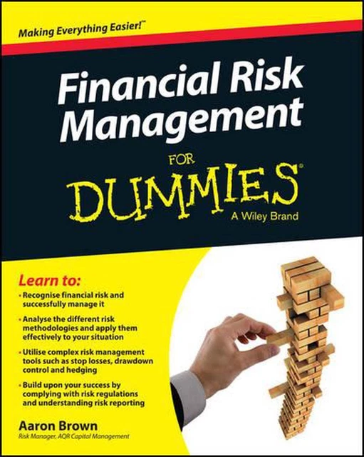 Financial Risk Management for Dummies by Aaron Brown (English) Paperback Book