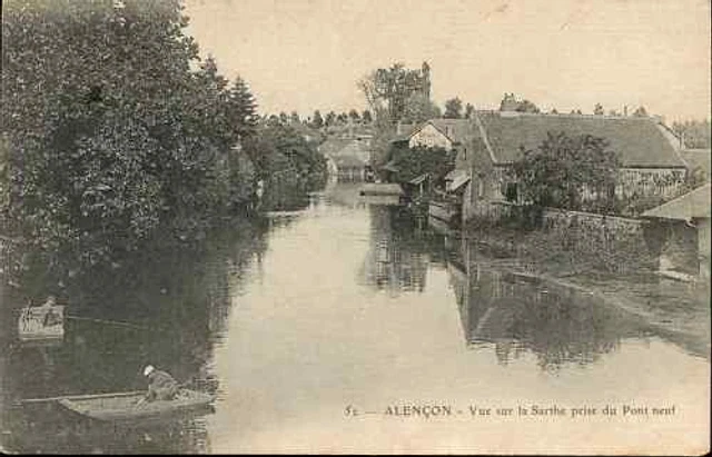 ENCON - La Sarthe take from the bridge new (E1972)