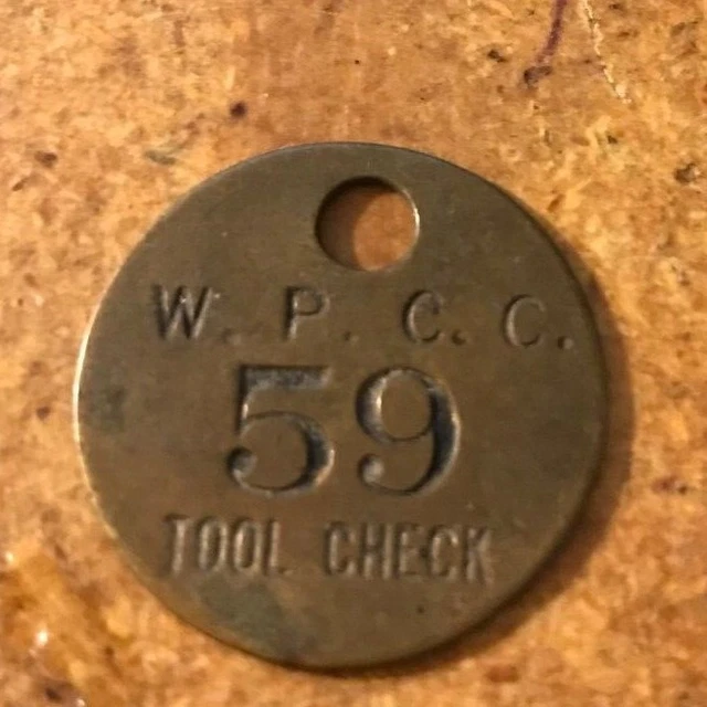 #F  White Pine W.P, Co, tool check   copper mine