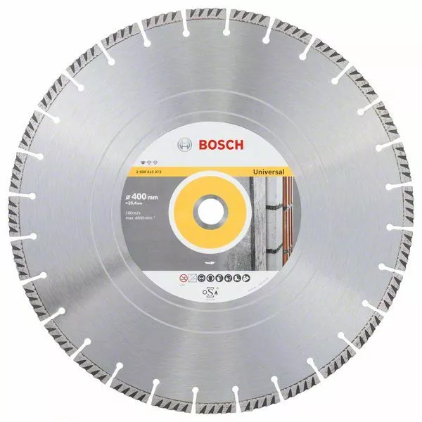 Bosch Disque à Tronçonner Diamanté Standard pour Universel,400 x 25,4 x 3,2 X 10