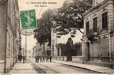 8391 cpa 51 Châlons sur Marne - Rue Pasteur