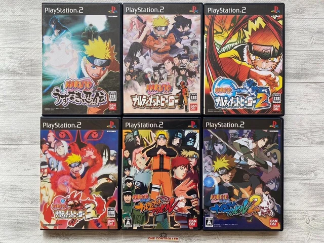 PS2 Lot 5 Narutimate Accel Hero 1 2 3 Naruto Uzumaki Ninden video games  Ninja