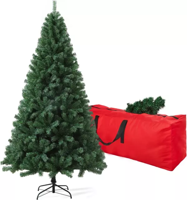 7.5Ft Artificial Christmas Tree, Arbol De Navidad with 1,600 Branch Tips, Xmas T