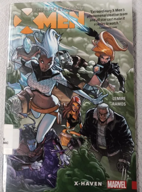 Extraordinary X-Men Vol. 1 : X-Haven by Jeff Lemire (2016, Trade Paperback)