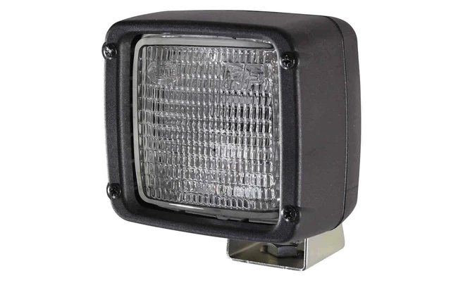 Fari Alogeni Per Trattore 12V - Kit Da 2 Con Griglia E Cavo