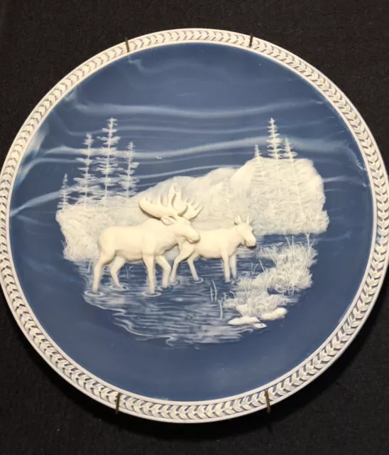 In the Ponds Shallows Collector Plate North America’s Wildlife Heritage  0067A