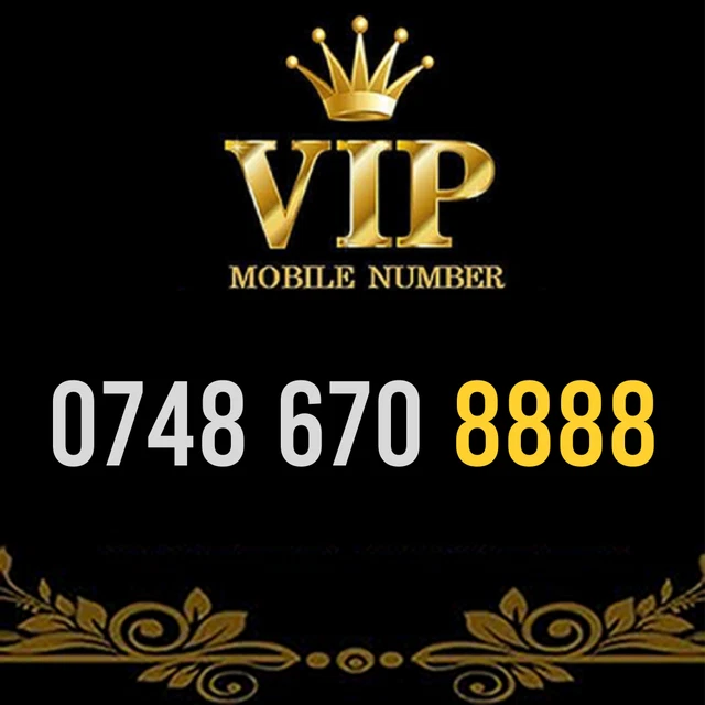 Gold Vip Memorable Phone Number Easy To Remember Mobile Business Simcard - 8888