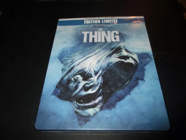 STEELBOOK BLU-RAY 4K + BLU-RAY "THE THING" Kurt RUSSELL / John CARPENTER horreur