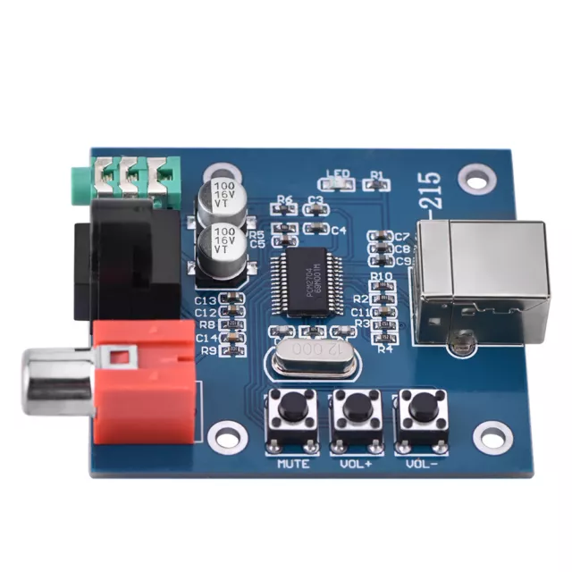1 PCM2704 USB DAC To S/PDIF Decoder Board HiFi Sound Card AUP