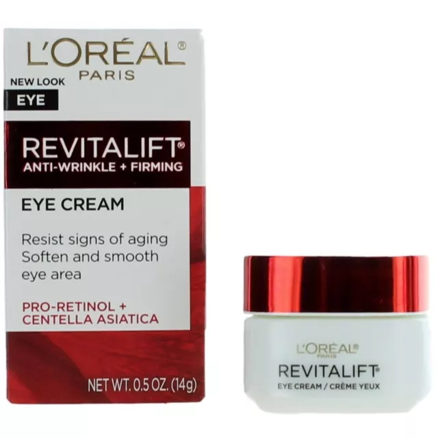 L'Oreal Women's Eye Cream Revitalift Anti-Wrinkle + Firming Action, 0.5 oz