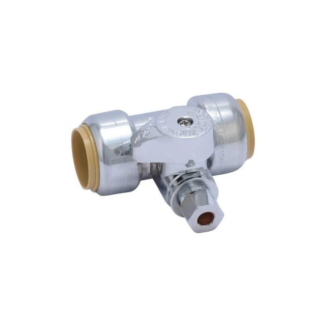 Sharkbite Ptc 3/4'' X 3/4'' X 1/4'' Brass Tee Stop