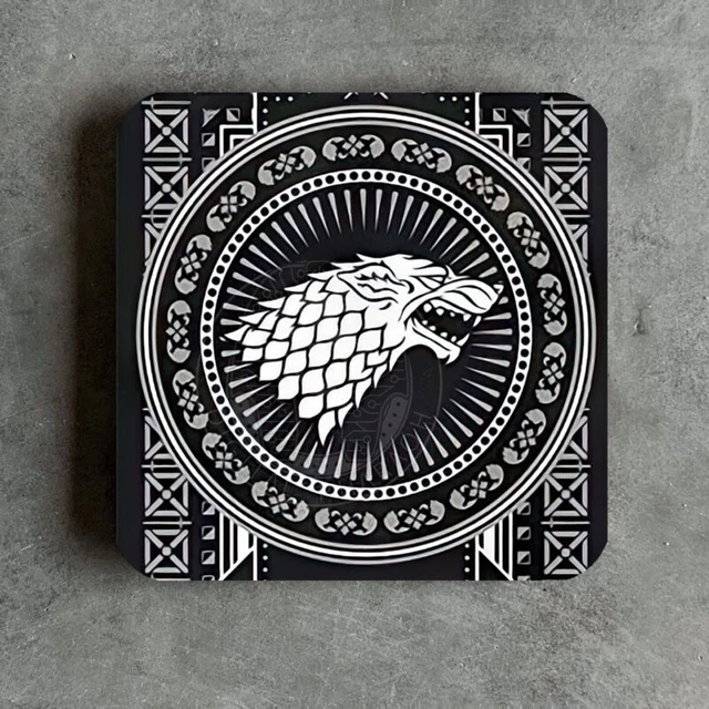 Maison De Stark Horrible Loup Game Of Thrones Inspiré dessous de Verre