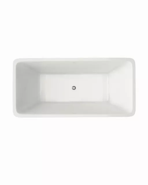 1500 Inset Drop In Bath Tub Bathtub Streamlined Design Square Rounded Modern NEW
