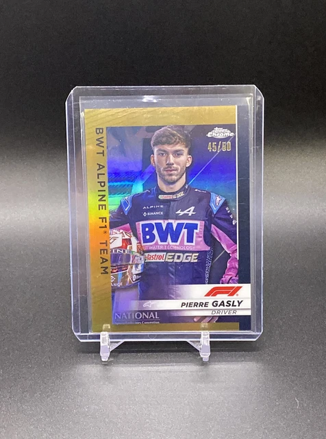 2023 Topps Chrome Formula 1 Pierre Gasly Gold #/50 The National NSCC F1 F1-7