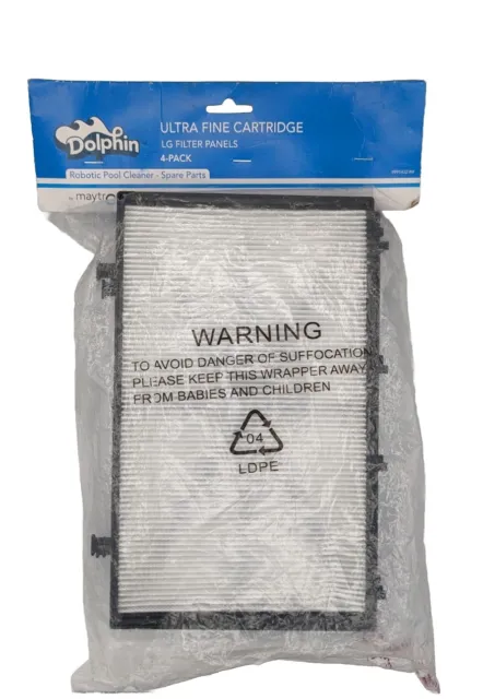 Compatible Dolphin Ultra Fine Filter Cartridge Panel - Pack of 4 - 9991432-R4