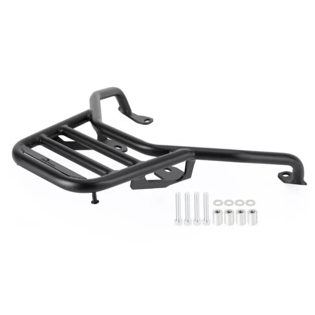 Black Rear Carrier Luggage Rack For Piaggio Mp3 300 Ie Yourban Lt Rl 2015-22 A9