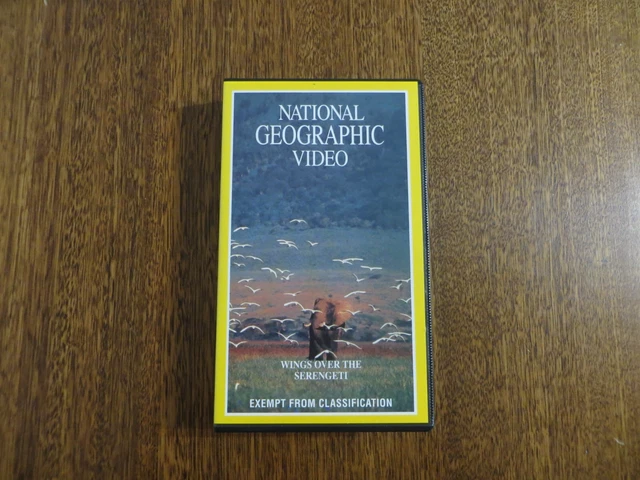 NATIONAL GEOGRAPHIC VIDEO - Wings Over the Serengeti (VHS, 1996