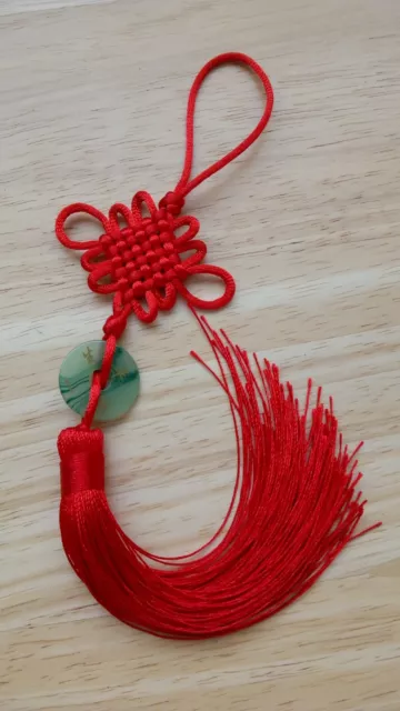 Knot Feng Shui Fortune Love Lucky Red Charm Chinese Gift Present