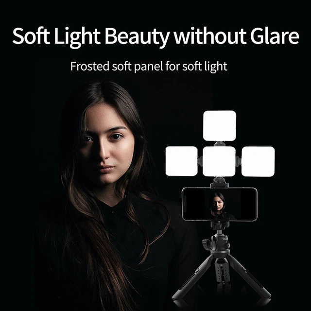 Portable LED RGB Video Lamp Photography Fill Light For Smartphone DSLR Camera