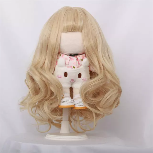 Handmade BJD Doll Hair Wig, High Temperature Silk Craft Doll Wig