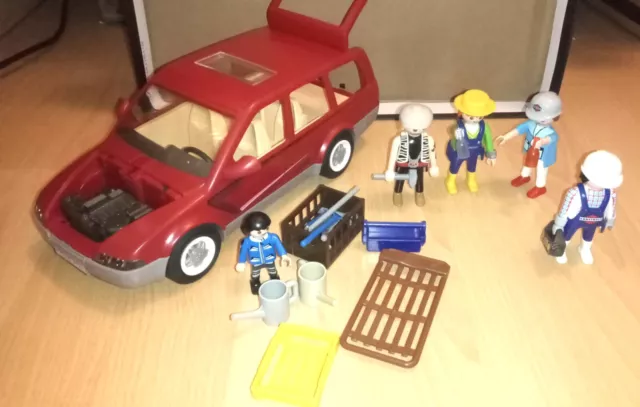 Playmobil 9421 Auto Familien PKW Bauarbeiter Polen Ersatzteil sehr guter Zustand