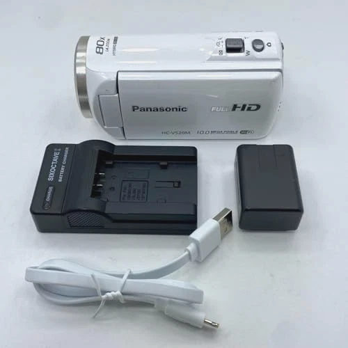 PANASONIC HC-V520M WHITE 50x Zoom Digital Video Camera Camcorder