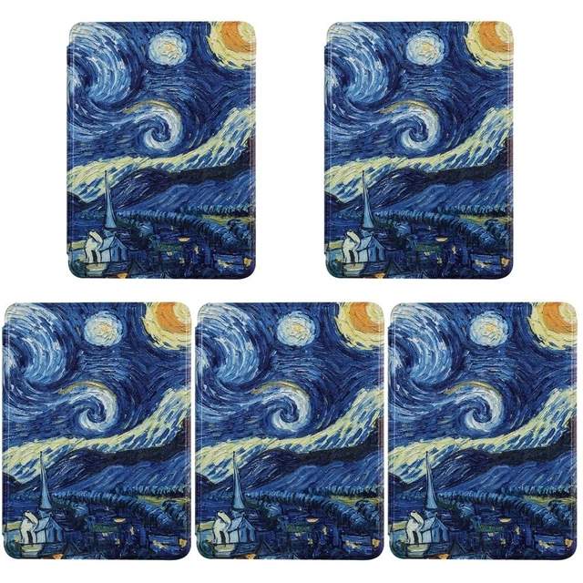 5pcs E-Book Smart Protective Shell Auto Wake Case kompatibel für Kindle 10th