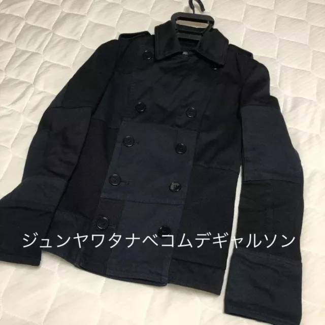 JUNYA WATANABE COMME Des GARCONS Patchwork Denim Jacket Black Free Size JAPAN