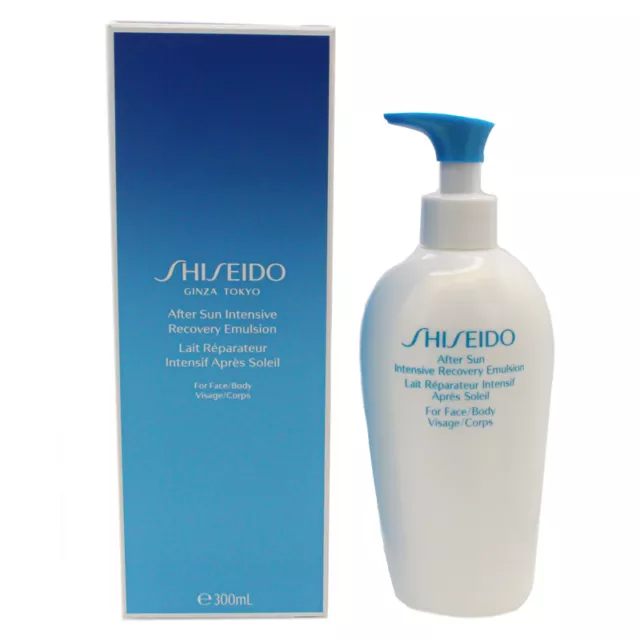 Loción solar Shiseido After crema solar recuperación intensiva emulsión facial corporal 300 ml