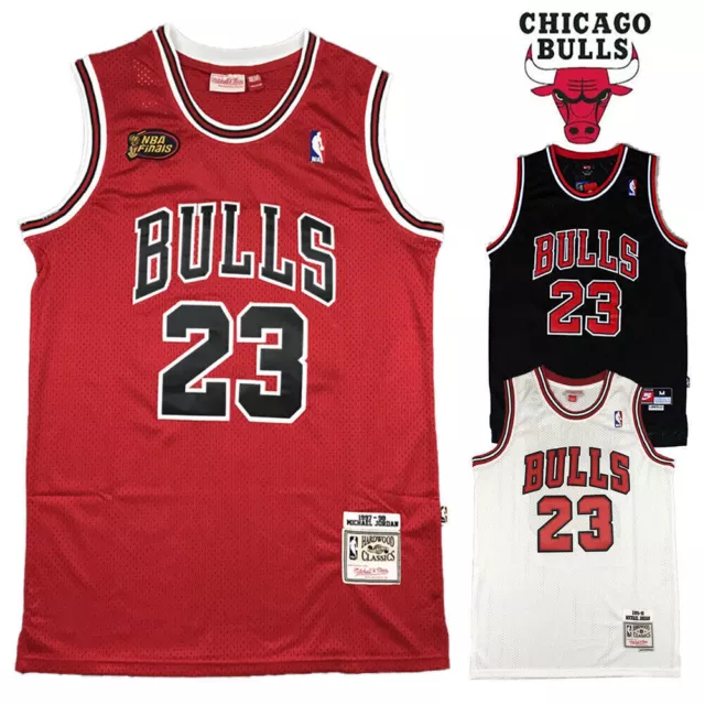 Klassisches Michael Jordan #23 Chicago Bulls Basketball Trikot Jersey Stitched