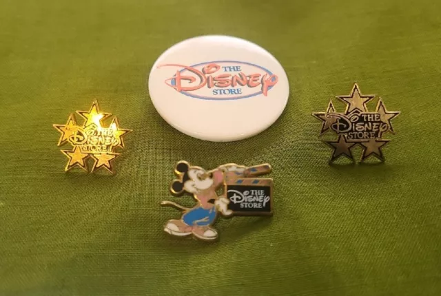 Disney Store  Vintage Logo Pin Lot Cast Member Exclusive