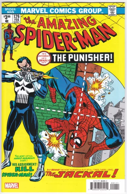 AMAZING SPIDER-MAN #129 Facsimile Edition NM reprints 1st appearance Punisher