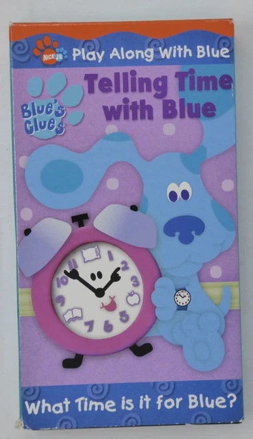 BLUES CLUES TELLING Time With Blue (VHS, 2002) EUR 5,95 - PicClick DE