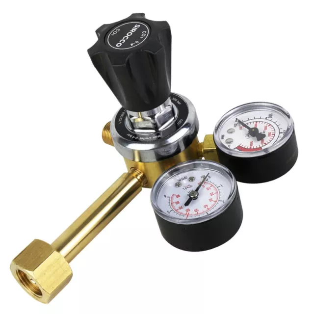 Parweld CO2 Single Stage Dual Gauge Welding Gas Regulator SIROCCO