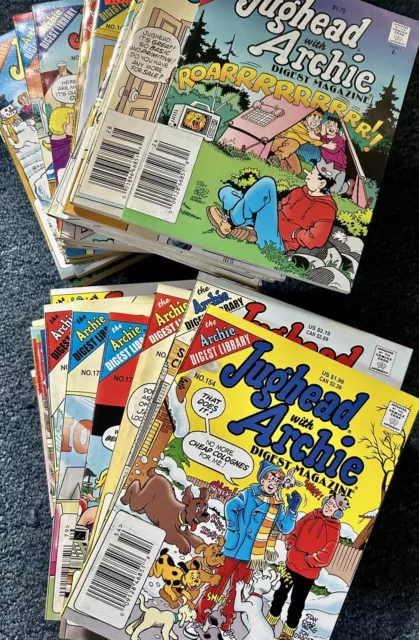 Jughead With Archie Comics Digests Very High Grade Lot (1995-2005) 32 Issues