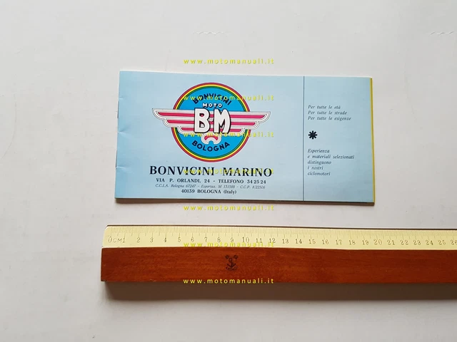 BM Ciclomotori catalogo produzione anni 70 depliant tuboni originale brochure