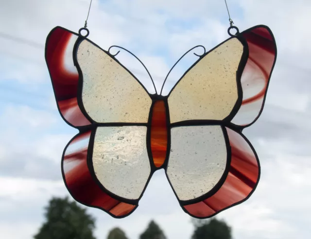 Tiffany Glasfensterbild  SCHMETTERLING