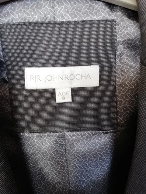 Abito Rocha John Rocha Ragazzi Grigio 3 Pezzi Età 8 (Santa Comunione/Matrimonio) 5