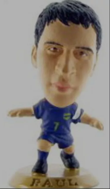 Corinthian Microstars - Raul / Spanien GOLD / Fußball / Soccerstarz