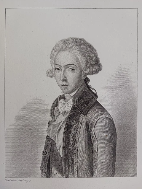 LOUIS ANTOINE HENRI De Bourbon Conde Duc D'enghien Gravure 1838 ...